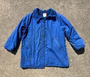 Vintage 80’s Windsor Bay Blue Plaid Lined Full-Zip Jacket